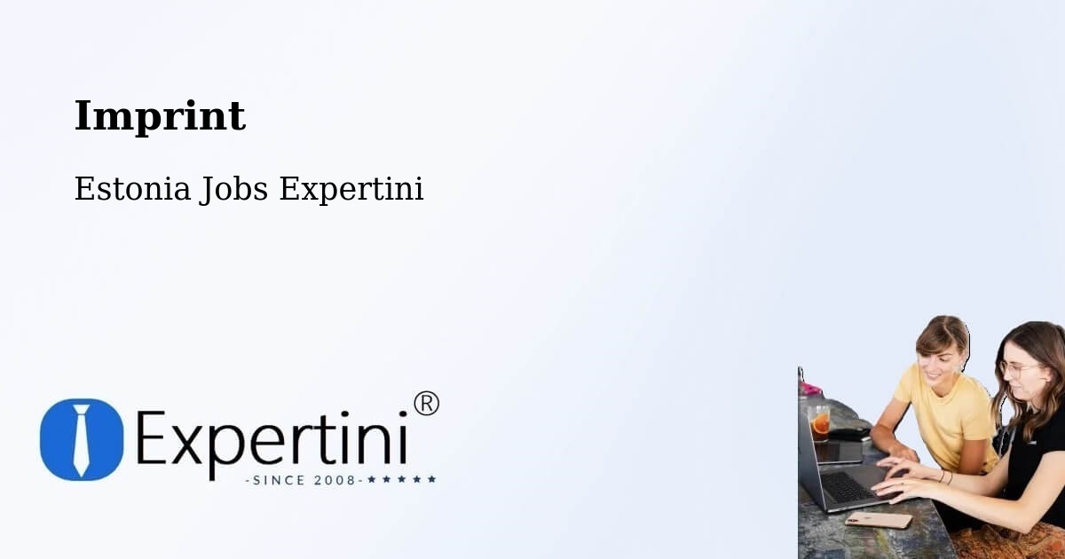 Imprint – Estonia - Estonia Jobs Expertini